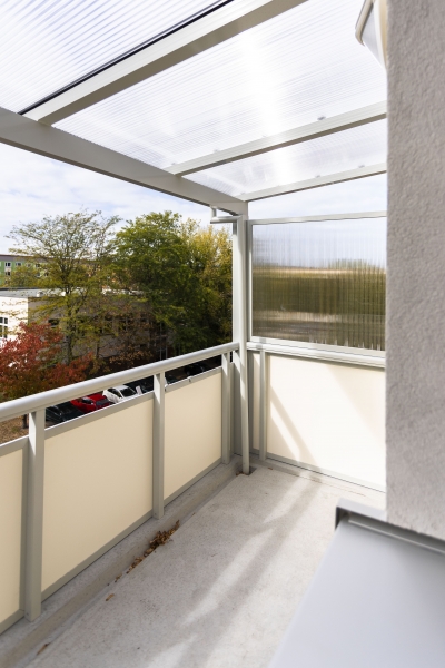 Balkon mit Blick ins Grüne